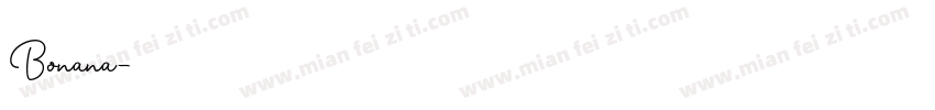 Bonana字体转换