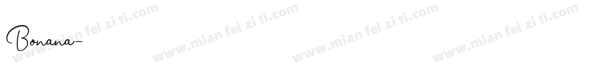 Bonana字体转换