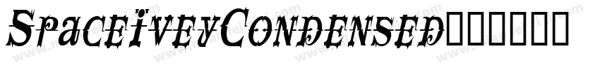 SpaceIveyCondensed字体转换