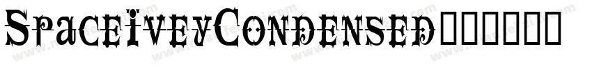 SpaceIveyCondensed字体转换