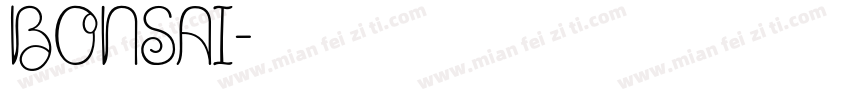 Bonsai字体转换