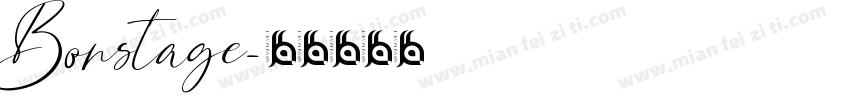 Bonstage字体转换