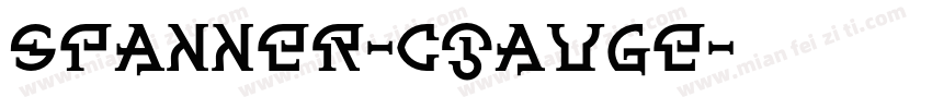 Spanner-CGauge字体转换