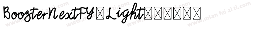 BoosterNextFY-Light字体转换