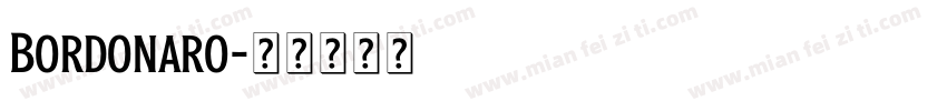 Bordonaro字体转换