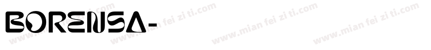 Borensa字体转换