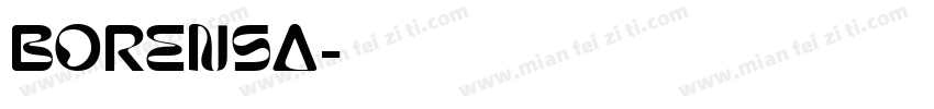 Borensa字体转换