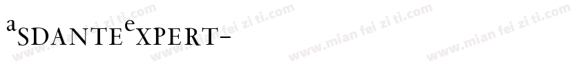 AsdanteExpert字体转换
