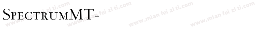 SpectrumMT字体转换