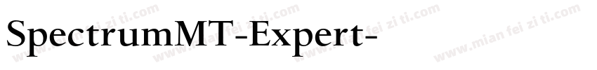 SpectrumMT-Expert字体转换