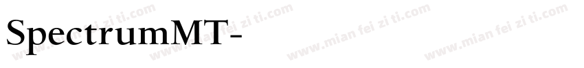 SpectrumMT字体转换