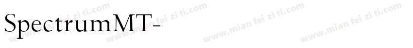 SpectrumMT字体转换