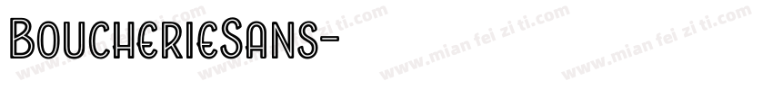 BoucherieSans字体转换