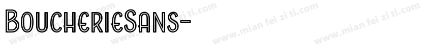 BoucherieSans字体转换