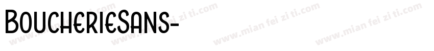 BoucherieSans字体转换