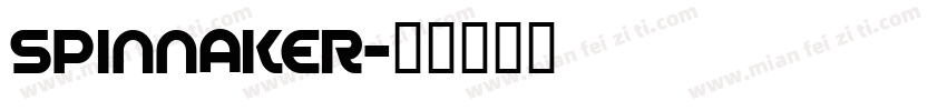 SPINNAKER字体转换