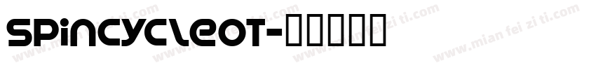 SpinCycleOT字体转换