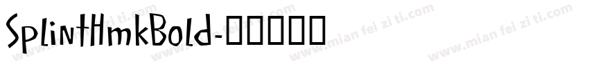 SplintHmkBold字体转换
