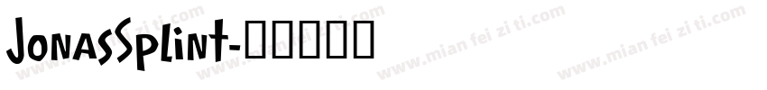 JonasSplint字体转换