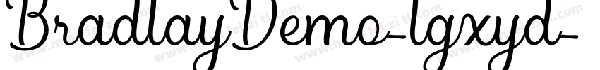 BradlayDemo-lgxyd字体转换