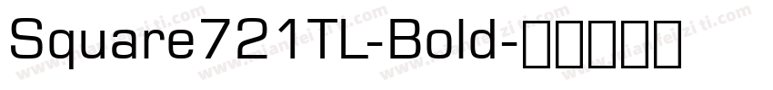 Square721TL-Bold字体转换