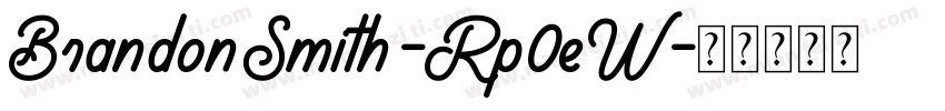 BrandonSmith-Rp0eW字体转换