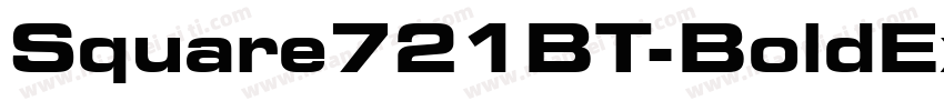Square721BT-BoldExtended字体转换