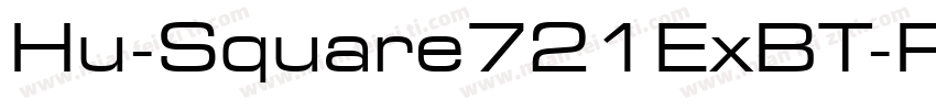 Hu-Square721ExBT-Roman字体转换