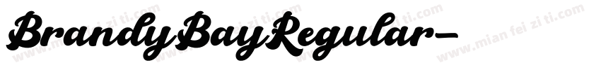 BrandyBayRegular字体转换