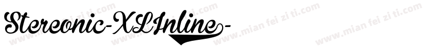 Stereonic-XLInline2字体转换