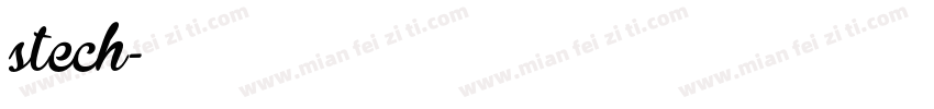 stech字体转换