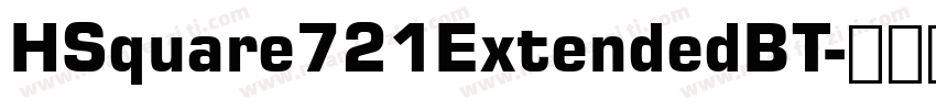 HSquare721ExtendedBT字体转换
