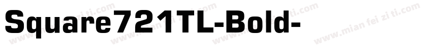 Square721TL-Bold字体转换