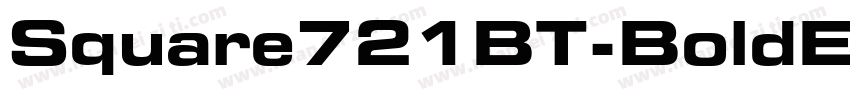 Square721BT-BoldExtended字体转换