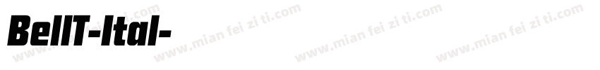 BellT-Ital字体转换