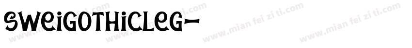 SweiGothicLeg字体转换