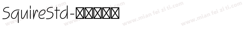 SquireStd字体转换