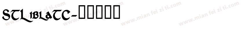 STLiblaTC字体转换