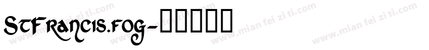 StFrancis.fog字体转换