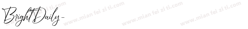 BrightDaily字体转换