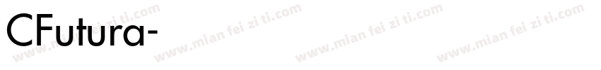 CFutura字体转换