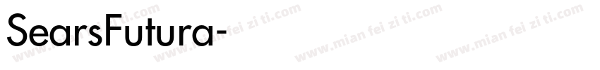 SearsFutura字体转换