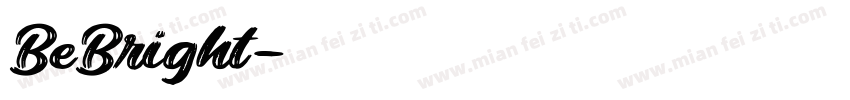 BeBright字体转换
