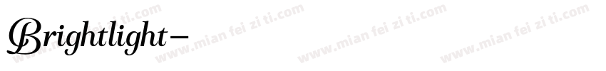 Brightlight字体转换