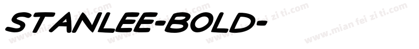 StanLee-Bold字体转换