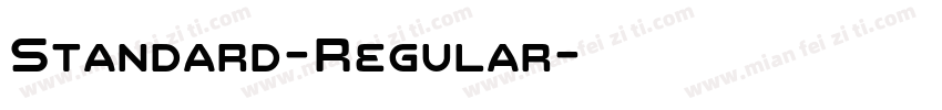Standard-Regular字体转换