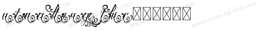 UTMAlterGothic字体转换
