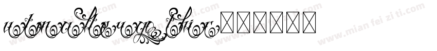 UTMAlterGothic字体转换