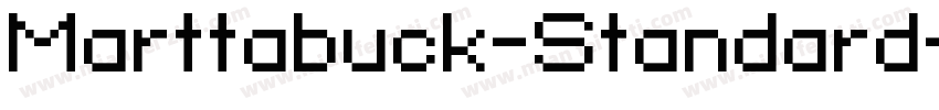 Marttabuck-Standard字体转换