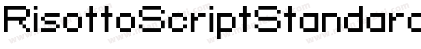 RisottoScriptStandard字体转换